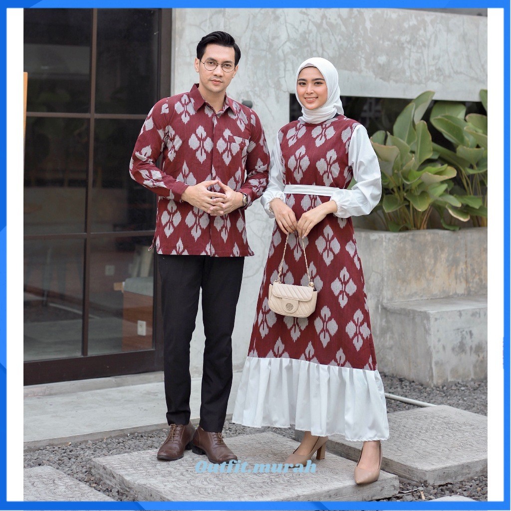 SHAKIRRA COUPLE WOVEN - COUPLE WOVEN CLOTHES - COUPLE WOVEN FOR WEDDINGS BY OUTFIT
