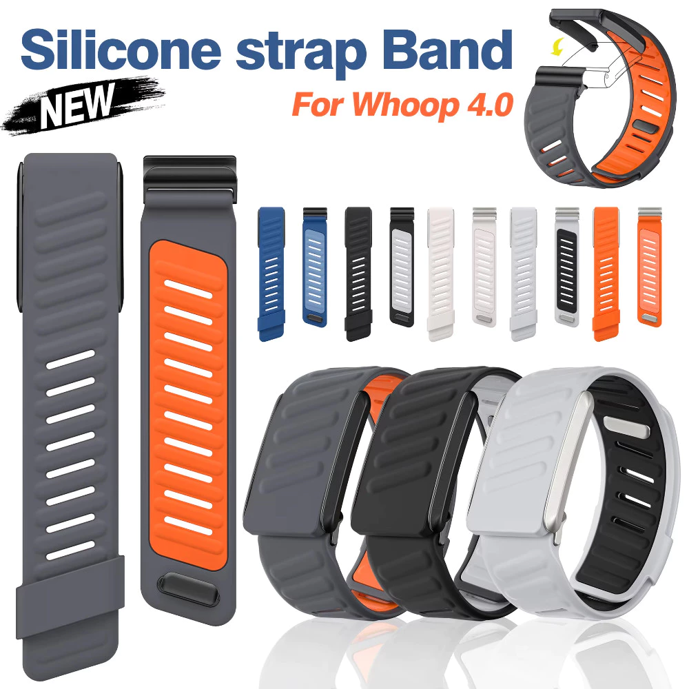 สายรัดทดแทนวงปรับได้นุ่มพิเศษเข้ากันได้กับ Whoop 4.0 และ Whoop 3.0 Heart Rate Monitor