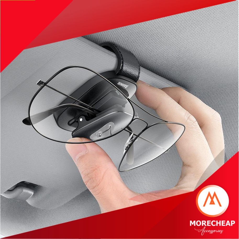 🔥ถูก/แท้🔥 Baseus ที่หนีบแว่นตาในรถยนต์ ที่เก็บแว่น ที่วางแว่นตา Eyeglass Holder Glasses Storage Clip ที่หนีบบัตรในรถ