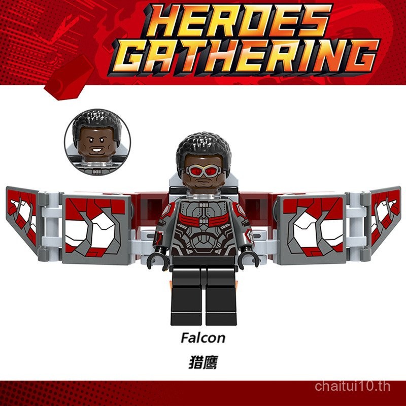 ชุดของเล่นประกอบมินิฟิกเกอร์ Marvel Avengers: Infinity War Thanos Thanos 829 Falcon SH503 หมายเลข 76