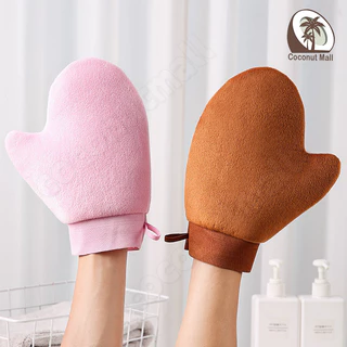 Self Tanner Mitt,Reusable Sunless ปลอม Tan Lotion Applicator ล้างทําความสะอาดได้สองด้าน