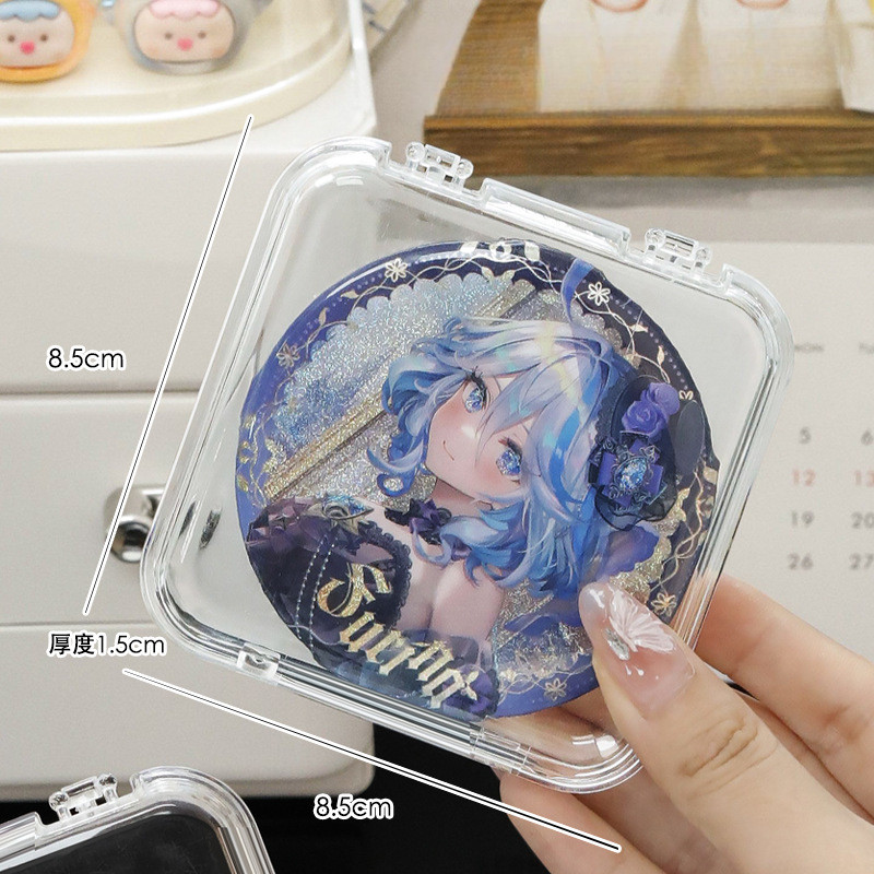 กล่องแสดงป้ายอะคริลิค - กล่องเก็บป้าย/การ์ดขนาดเล็กกันฝุ่นแบบช่องเดียว - รูปที่ 5