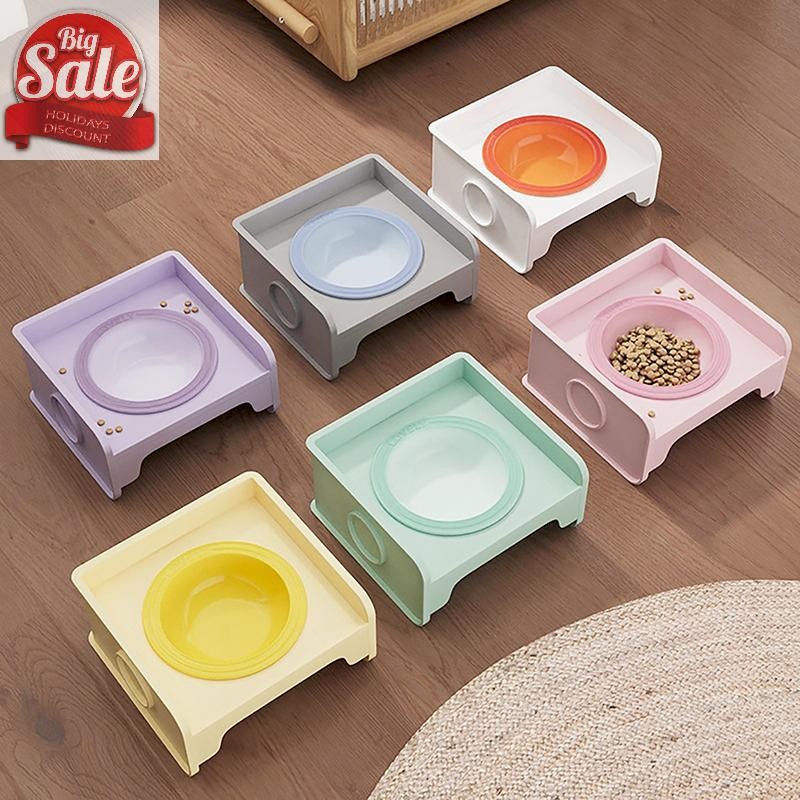 AF Bowl Rack Bracket Pet Feeder ชั้นวางแมวชามวงเล็บชามให้อาหาร Anti-Tip จานสัตว์เลี้ยง Feeder ชามแมวอุปกรณ์เสริม A