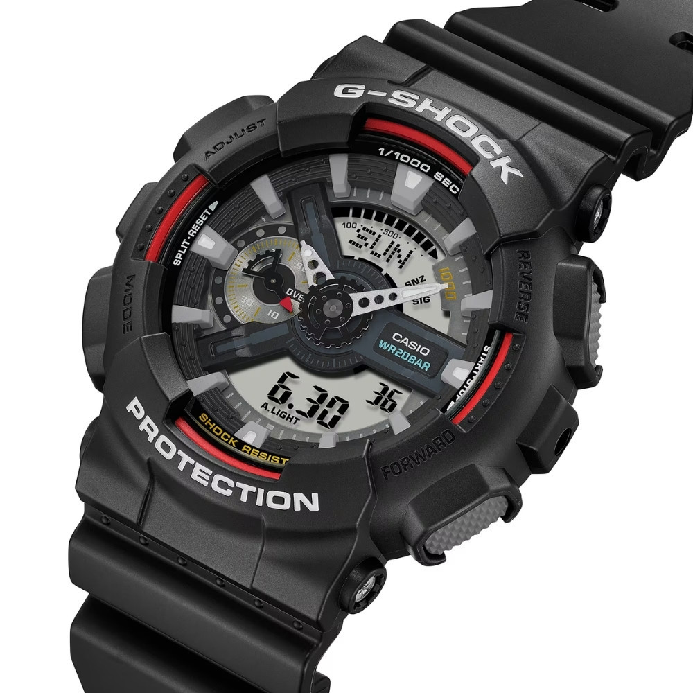 CASIO นาฬิกาข้อมือผู้ชาย G-SHOCK รุ่น GA-110RL-1ADR สายเรซิ่น สีดำ