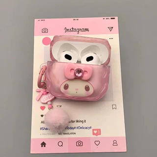 เคสหูฟังน่ารัก Melody 4/3/2/1 AirPodsPro2 ซิลิโคนป้องกันการตกหล่น