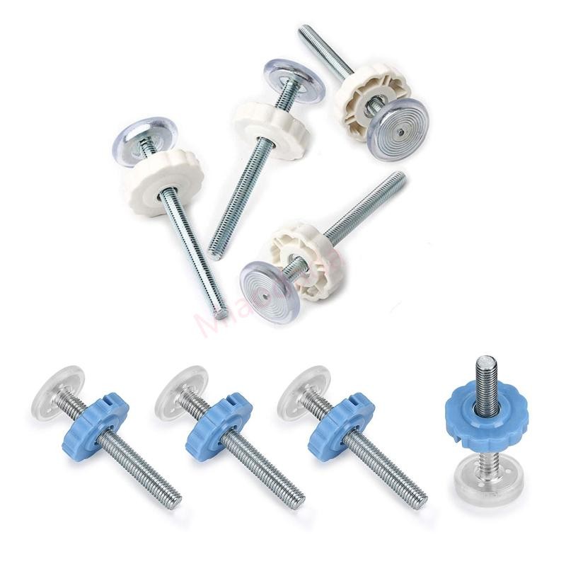 MDD 4 ชิ้นบันไดเด็กรั้ว Fixing Bolt Nut ความปลอดภัยประตู Fixing Nut ฮาร์ดแวร์