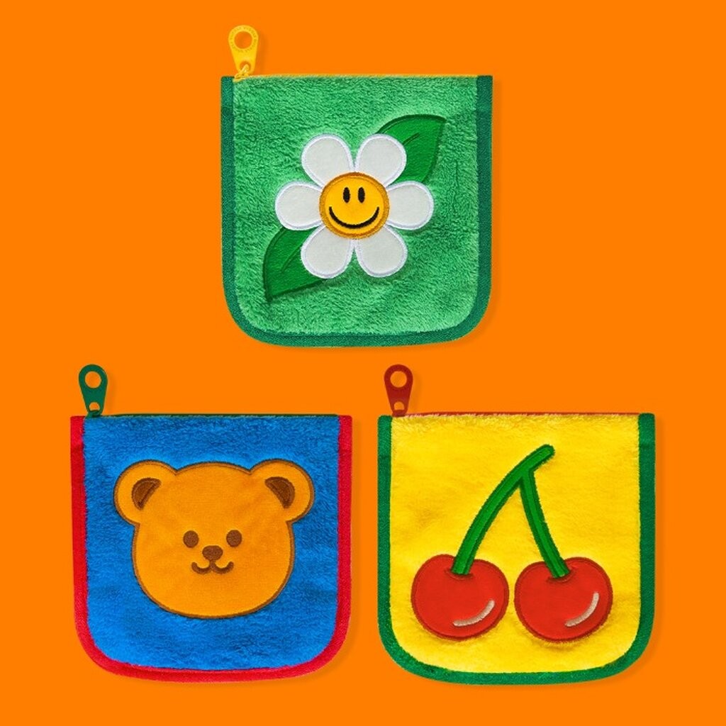 WiggleWiggle Pad Pouch / กระเป๋าผ้ามีซิป ใส่เงิน/ของจุกจิก / กระเป๋าใส่เครื่องสำอาง