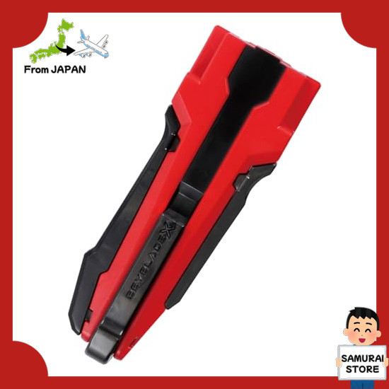 【From JAPAN】 BEYBLADE X Beyblade X BX-30 Custom Grip Red Ver.