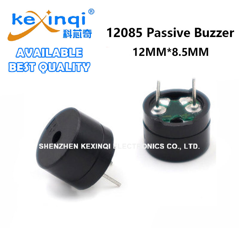 (10-50 ชิ้น) 12085 16R Passive Buzzer 12 มม.* 8.5 มม.การสื่อสารความต้านทาน 3-12V Universal