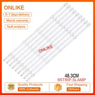 ทีวีแบ็คไลท์ Philips 50PUT6002S (5x9) Toshiba 50U6600C เหมาะสําหรับ Philips 50PUT6002S/67 แถบแสง 470