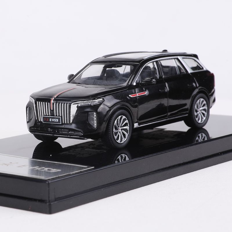 Thauoyi 1: 64 Hongqi HS9 จําลองรถยนต์คอลเลกชันรุ่น Maily 1: 64 红HS9 真合金汽车 บันทึกการขับขี่ 051ti