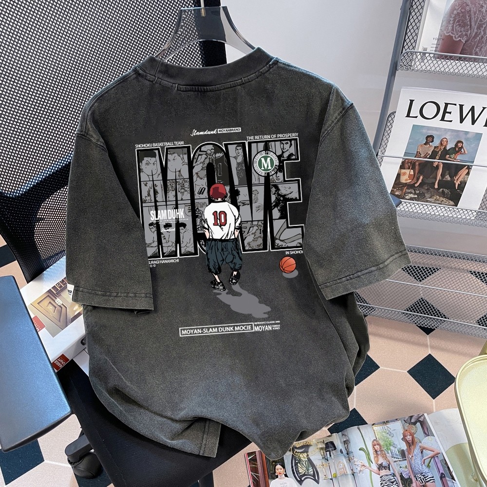 Sea.Tee [COD] 🚀เสื้อยืด Oversize T-shirt "MOVE"เสื้้อ ผู้ชาย cotton100%แฟชั่น เสื้อยืดชาย สไตล์เกาหลี clothing แฟชั่น