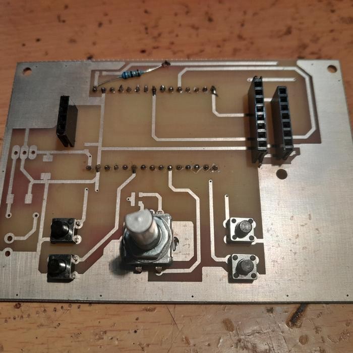 ชุดชิ้นส่วน Arduino ESP32 BITX VFO DDS SI5351 TFT SPI 1.8 "FR4 อุปกรณ์ไฟฟ้าสองชั้น
