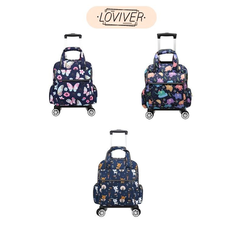 Rolling Duffel Bag Garment Bag with Wheels Shoes Large Capacity Travel Duffel Bag