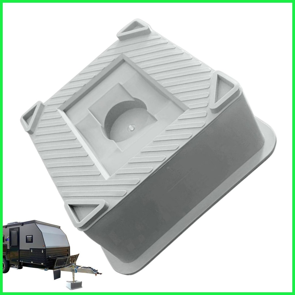 RV Stabilizer ขาตั้งแบบพกพา Leveling System Jack Stands Stackable Jack Pads Heavy Duty RV Stabilizer