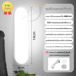 ไฟหัวเตียง ไฟติดผนังแบบไร้สาย ไฟเซนเซอร์ตรวจจับการเคลื่อนไหว COB AUTO Sensor ไฟรีโมท ไฟติดทางเดิน