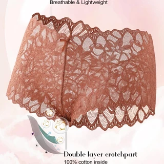 Allofme ผู้หญิงเซ็กซี่ชุดชั้นในลูกไม้ V-เอวออกแบบกางเกงนุ่มและ Breathable ชุดชั้นใน Hollow กางเกง