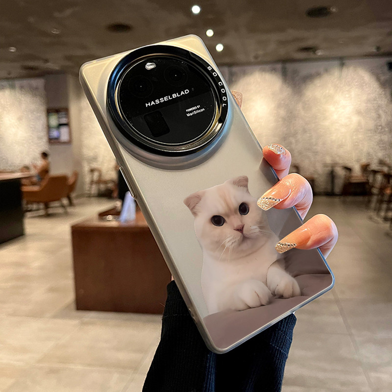 Hard Shell A74 ลูกแมว ProA5S น่ารัก A38 A17A3S เหมาะสําหรับเคสโทรศัพท์สีดํา 105G4GA78 A31A18A58 2020