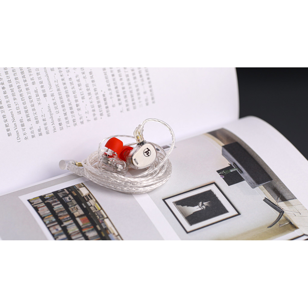 7hz x HBB Elua 10 มม.+ 8 มม.Dual Dynamic Driver IEM Hifi หูฟังการออกแบบสายเคเบิลที่ถอดออกได้และเสียงสมดุล
