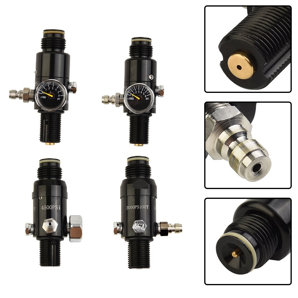 การลดราคาครั้งใหญ่ Pcp เครื่องอัดอากาศ HPA 4500psi วาล์วควบคุมถังแรงดันเอาต์พุต [BABYHOOD-TH]