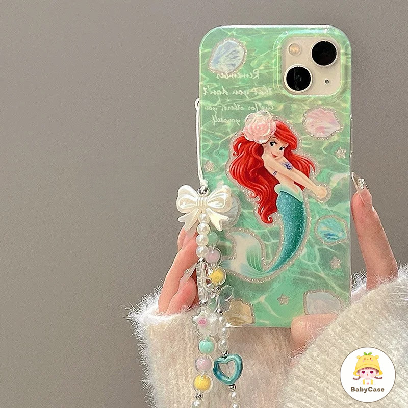 เคสไอโฟน 16 สำหรับ iPhone 11 13 15 16 12 14 Pro Max 16 7 8 15 14 Plus XR X XS Max SE 2022 หน้าปกอ่อนนางเงือก