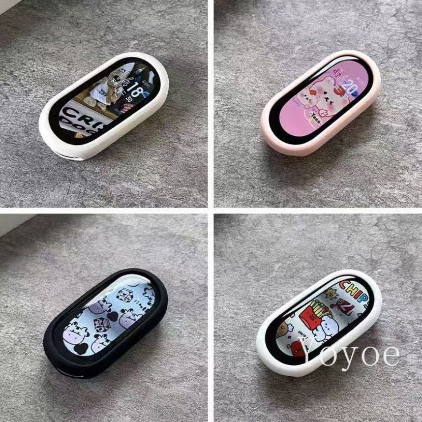 ฝาครอบซิลิโคนอ่อนนุ่มสําหรับ Xiaomi Mi Band 9 8 กรณี Miband 8 อุปกรณ์เสริมสายรัดกรอบกันชนป้องกัน