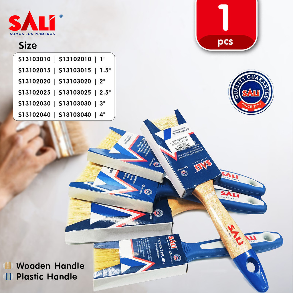 Sali แปรงทาสี แปรงเพ้นท์ลาย ขนแปรงไม้ ด้ามจับไม้ สําหรับงานฝีมือ DIY สีน้ํา น้ํามัน ภาพวาดอะคริลิค