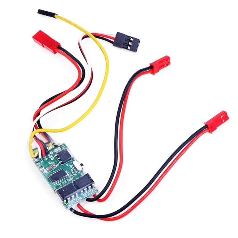 CS Sensorless Brushed Esc สําหรับมอเตอร์สองช่องรีโมทคอนโทรลอุปกรณ์เสริมในรถยนต์