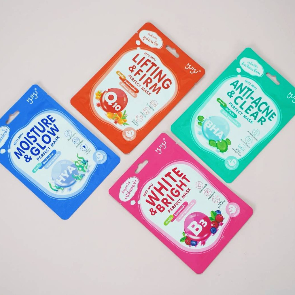 [กล่อง x10] Myu Myu Perfect Mask 25g  มิวมิว เพอร์เฟค มาส์ก 25g - รูปที่ 2