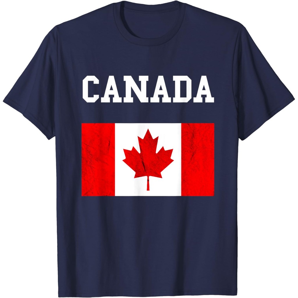 เหมาะกับpi Canada Flag Canadian Flag Roots เสื้อยืดใบเมเปิ้ล