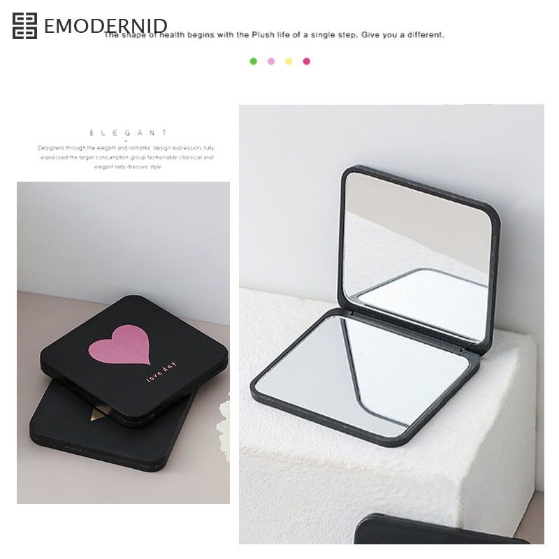 🔥🔥กระจกกระจก ลายการ์ตูน สองด้าน แบบพับได้ แบบพกพา สไตล์เกาหลี ผู้ชายและผู้หญิง - รูปที่ 5