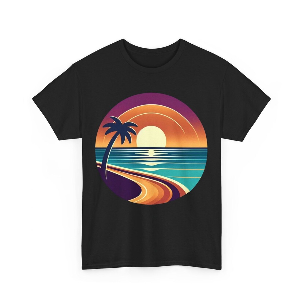เสื้อยืด Retro Sunset Serenade: Bask In The Glow!