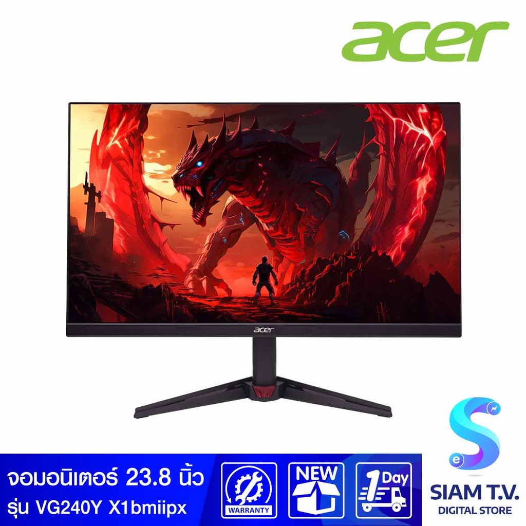 MONITOR (จอมอนิเตอร์) ACER VG240Y X1bmiipx - 23.8 IPS FHD โดย สยามทีวี by Siam T.V.