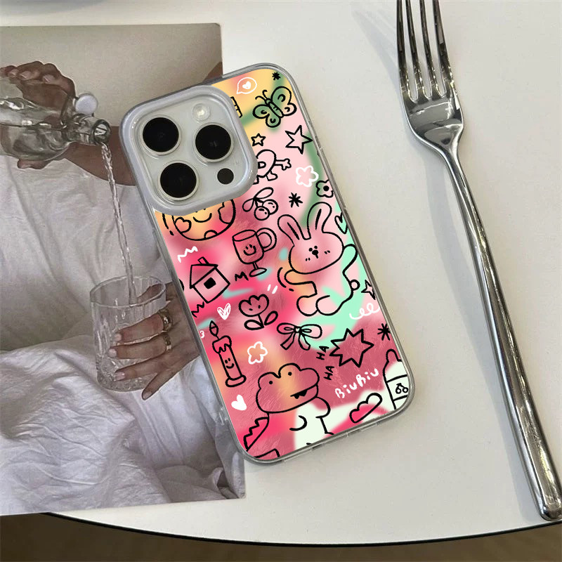 GOOD จากประเทศไทย ซิลเวอร์โฟลว์ Vortex ใช้กับ เคสไอโฟน for IPONE 11 12 13 14 16 15PRO MAX 14PLUS/15PLUS 11PRO 13PROMAX