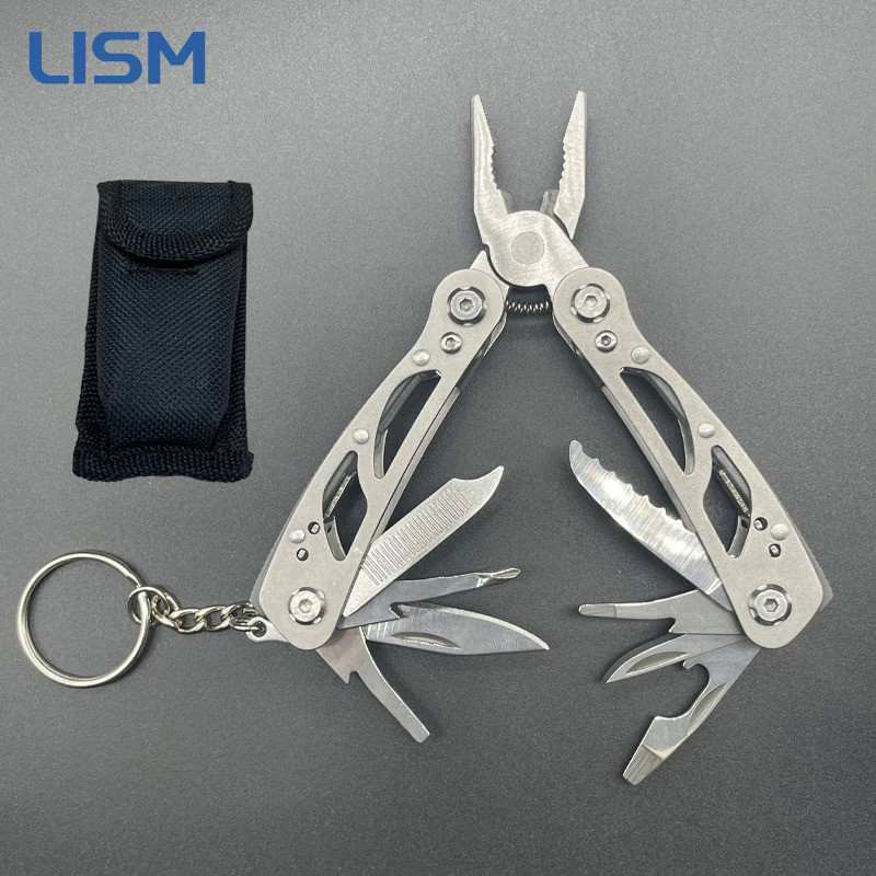 Mini Folding Pliers Portable Multifunctional Hand Tools Tactical Pliers Wire Stripper Outdoor Campin