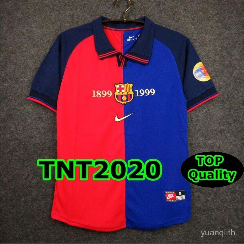 1899-1999 Barcelona Football 100th ANNIVERSARY เสื้อฟุตบอลคุณภาพ JERSEY