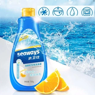Seaways Dishwasher Gel น้ำยาล้างจานสำหรับเครื่องล้างจานชนิดเจล 720กรัม