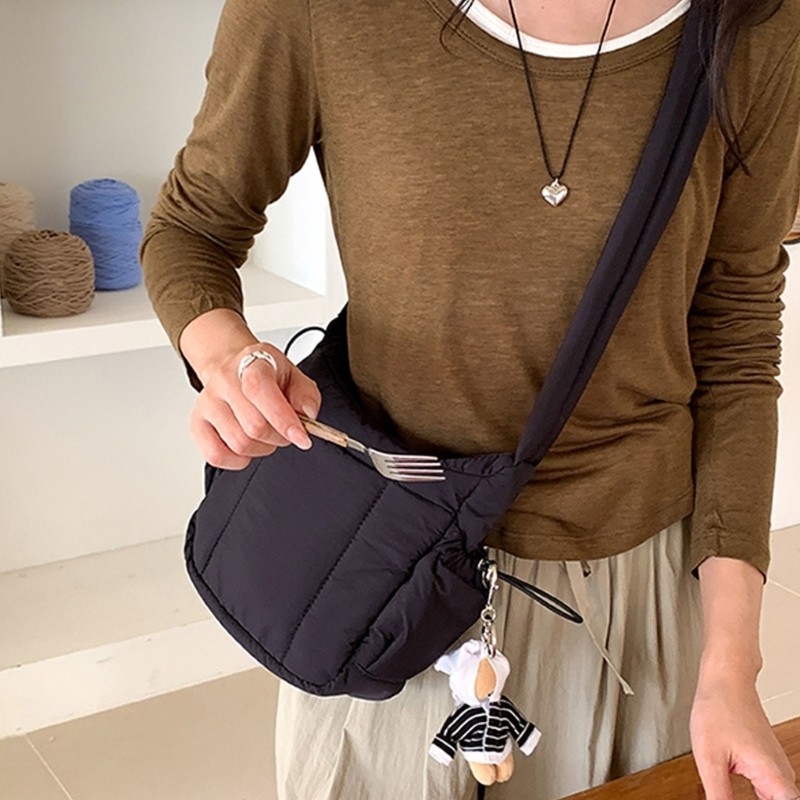 Capi กระเป๋าแฟชั่นสะพายข้างไนลอนพร้อมเมฆที่ไม่ซ้ําใครเหมือนกระเป๋าสะพาย