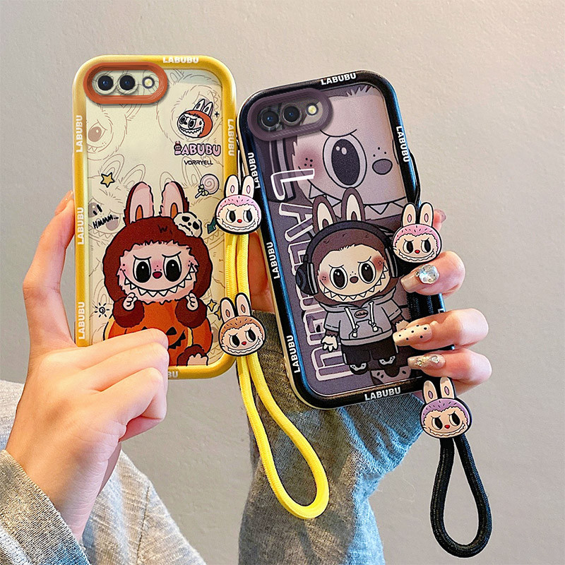 เคส OPPO A1K เคส Realme C2 เคสใช้งานร่วมกับ Pop Mart เคสโทรศัพท์ Cool การ์ตูน Labubu Kuromi เคส TY-BJGSDK