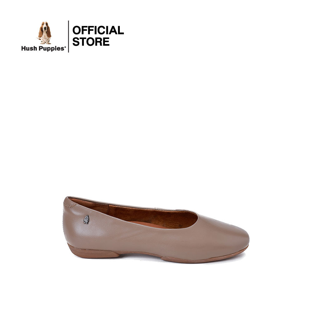 Hush Puppies รองเท้าผู้หญิง รุ่น HP 8WDFI2734G - สีเทา (รองเท้าทางการหนังแท้ แบบสวม)