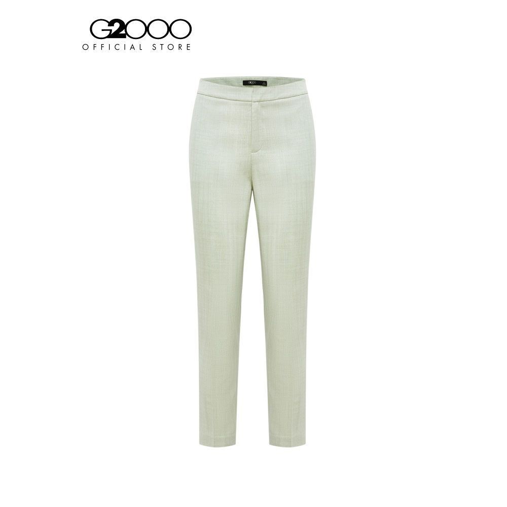 G2000 กางเกงสูทสำหรับผู้หญิง ทรง Ankle Cigarette Shape รุ่น 4125203650 LIGHT GREEN