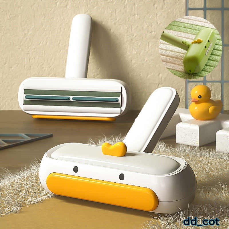 แปรงเก็บขนสัตว์เลี้ยง รุ่นอัพเกรด เก็บขนในตัว อุปกรณ์กำจัดขน ที่รูดเก็บขน ที่เก็บขนแมว หมา