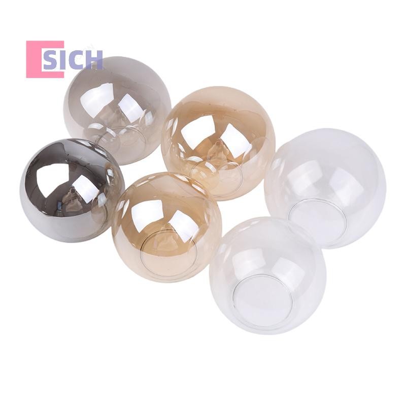 [Sich] D13cm D15cm Glass Shade Replacement สําหรับ Bean Chandelier จี้ Light Globe สกรูแก้วฝาครอบโคมไฟ Fitg ใหม่