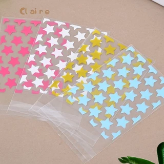 COD 50pcs ถุงแก้วฝากาว ถุงฝากาว ซองพลาสติกใส ถุงใส่เฟรมการ์ด ซองใส่เฟรมการ์ด ซองใส่การ์ด ลายดาว Claire