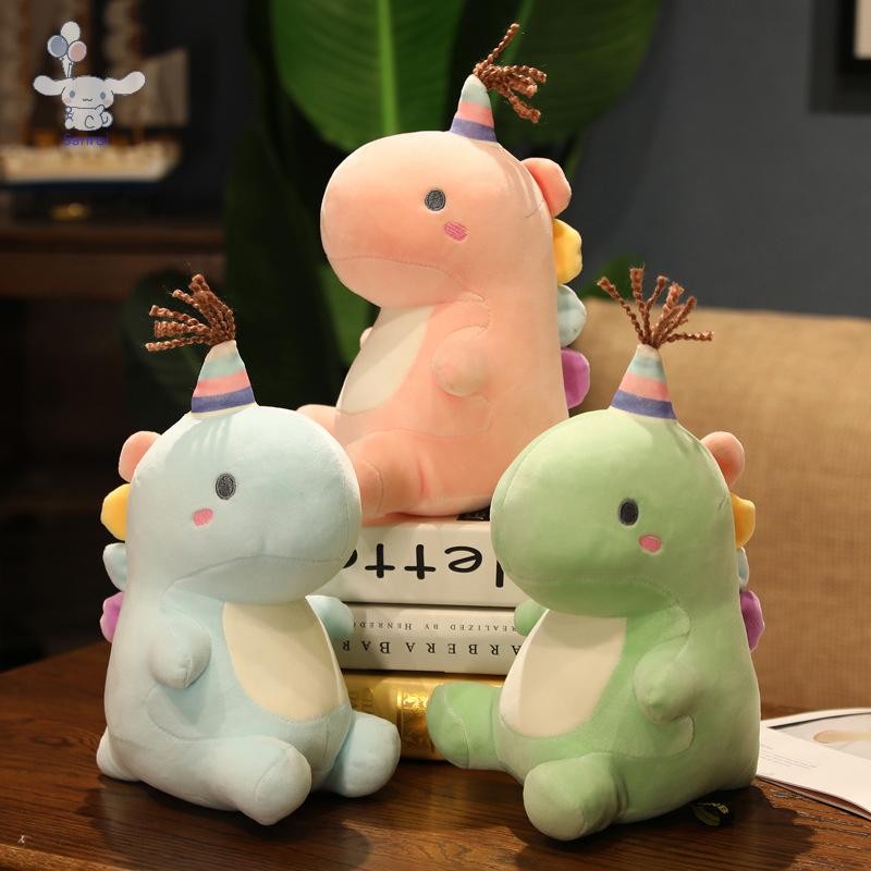 [San] Kawaii ยูนิคอร์นไดโนเสาร์ของเล่นตุ๊กตาน่ารักมังกร Plushies ตุ๊กตาสัตว์ Candy ตุ๊กตาไดโนเสาร์นุ่มเด็กของขวัญวันเกิด POP