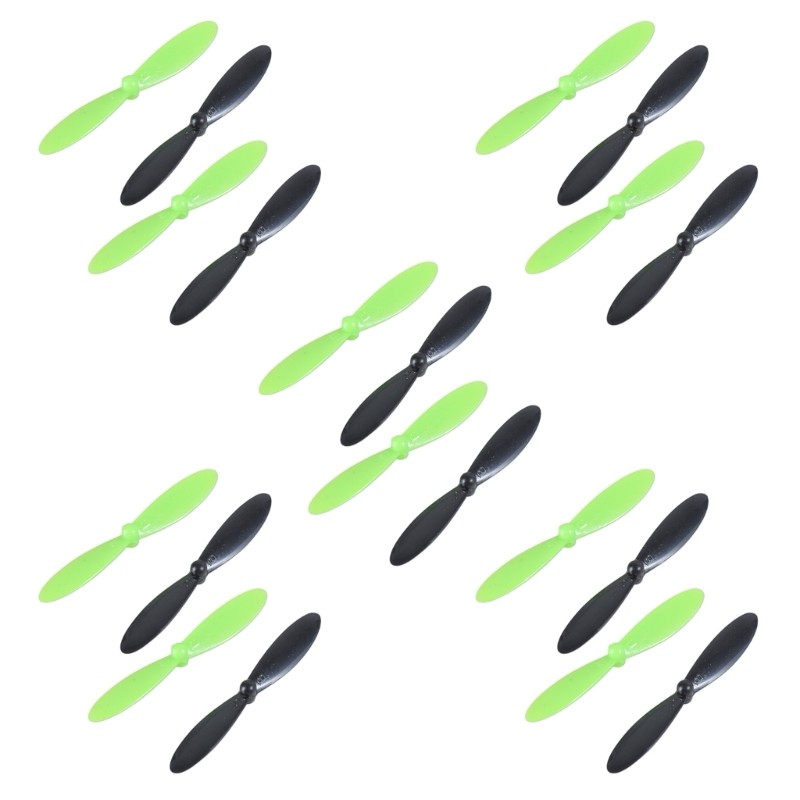 PCF * 20 ชิ้นใบพัดยาวสําหรับ HUBSAN X4 H107 H107C H107D Quadcopter อุปกรณ์เสริมเปลี่ยน 10 คู่