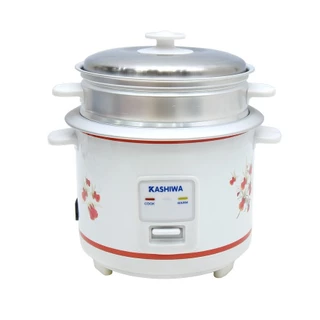 Kashiwa รุ่น RC-114 หม้อหุงข้าว หม้อหุงข้าวไฟฟ้า 1 ลิตร (L) มีทัพพี และถ้วยตวง พร้อมซึ้งนึ่ง