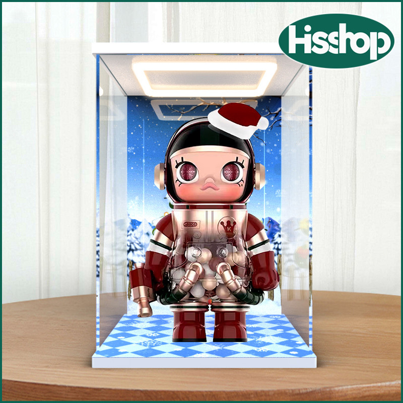 กล่องโมเดล,popmart MEGA SPACE MOLLY กล่องแสดงแฮนด์เมด 400%