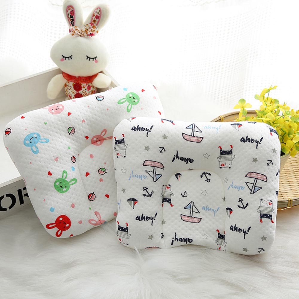 หมอนเด็กทารก ช่วยให้หัวทุย หมอนกันหัวแบน สำหรับทารกแรกเกิด Baby Pillow ราคา ถูกที่สุด ดีลบีเคเค แกลเลอรีภาพที่ 2