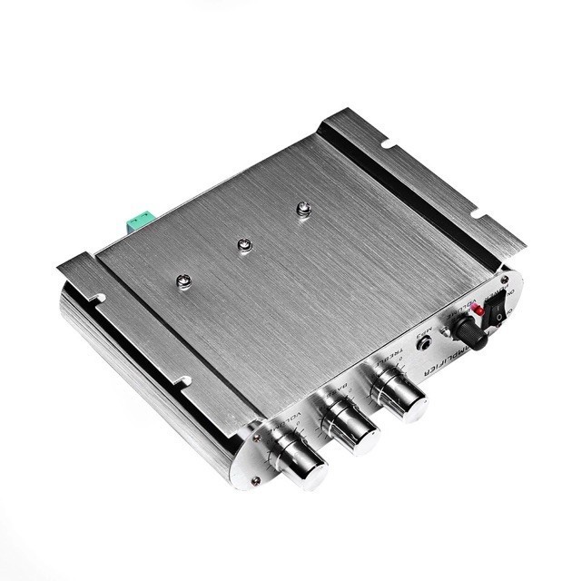แอมป์จิ๋ว LP-838 2.1CH 200W เครื่องขยายเสียง แยกซัพอิสระ พร้อมปรีในตัว แถมสายไฟเข้า